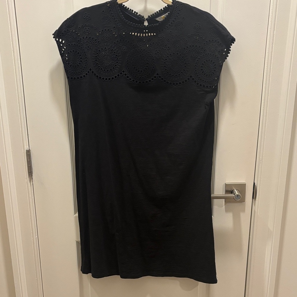 Boden Black Eyelet Dress